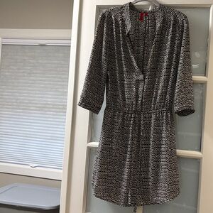 5/48 Monochrome Abstract Dress